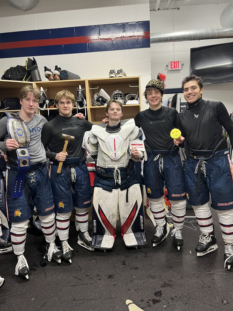 The Spartans take round one at home to advance to the semis! Rory Kvern’s multi point game earns the Spartan, Ethan Pagel’s two way game picks up the Hammer, Jackson Knight finds the back of the net twice gets the Belt and Miller Williams eats the most pucks for the sponge!