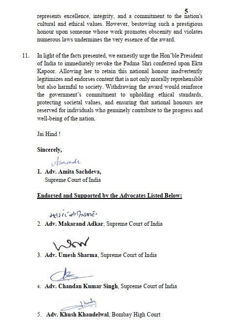 Amita Sachdeva, Advocate tweet media
