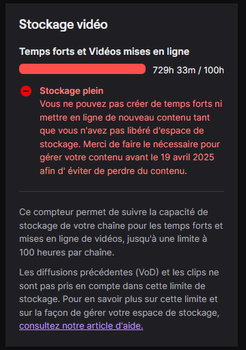 J'ai envie de pleurer ... On a donc 60 jours pour récupérer toutes ces données et vidéos et les migrer vers YT ou autre ... Sauf qu'à 5h de "préparation au téléchargement..." par vidéo ... Youpi... Pas merci #twitch <a href="/Twitch/">Twitch</a>