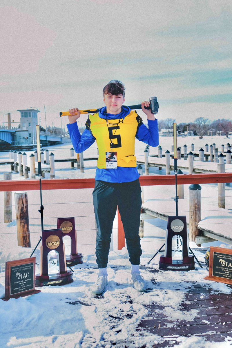 Had a great visit at <a href="/UWOFootball/">UW-Oshkosh Football</a>. Thank you for having me out <a href="/PeteyBananas/">Peter Jennings</a>!!