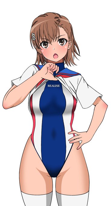 本日のみこちゃ

リアライズのトリコロールスイムウェア
シンプル塗りで。 