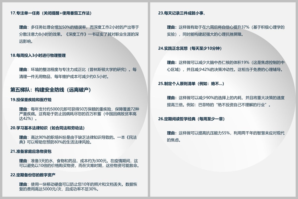 deepseek告诉我们人生回报率最高的26件事