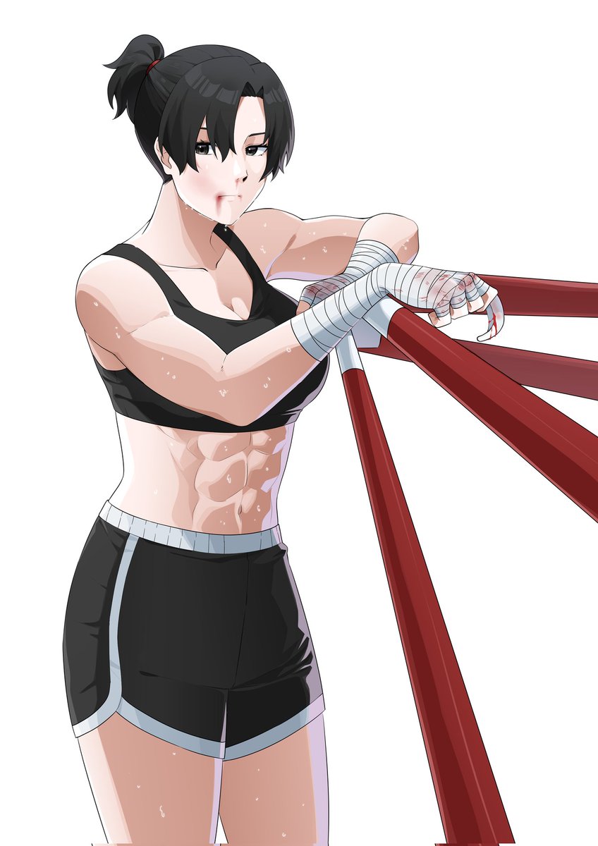 Dira after hard training session

Art by <a href="/WANZilustration/">Wańz•✒️</a>
