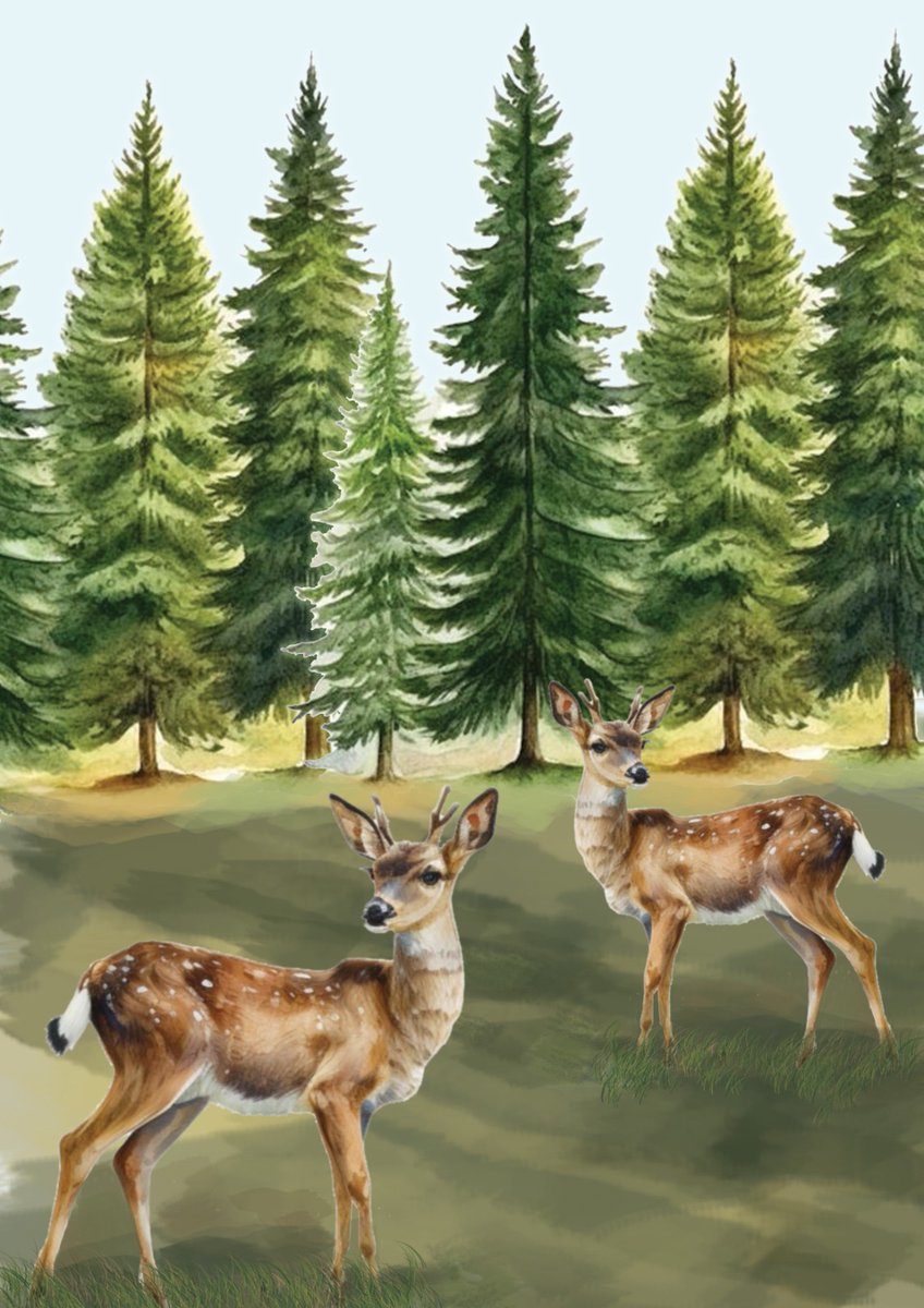 caltaradesign's tweet photo. Step into the heart of nature with this enchanting forest scene, where gentle deer roam beneath towering pine trees.

Available now: https://t.co/dW8KFZRASM

#Etsy #NatureArt #WildlifePainting #DeerLover #ForestVibes #WatercolorArt #HomeDecor #AnimalLover #RusticDecor #ScenicArt https://t.co/CRBATUbTqz