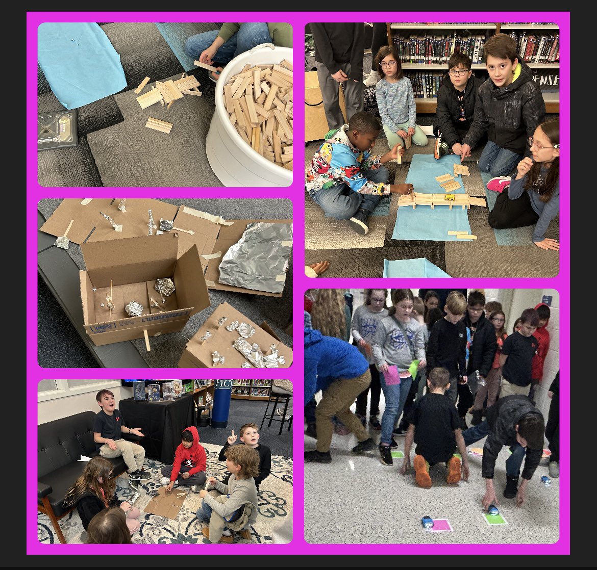 NASD Engineering the Future Day! Sts visited <a href="/ArtsQuest/">ArtsQuest</a>  to 👀 a 🎥 on the Future Cities then participated in STEM/Engineering challenges before building a prototype of their future city! 🎉to our guest engineers for working w/Sts and our Tech coaches for running the activities!