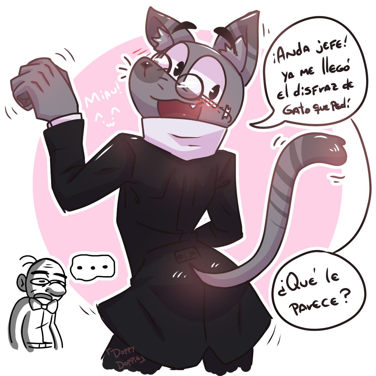 doppy_doppie's tweet image. Furro en potencia 
#mortadeloyfilemon #mortadelo #filemon #fanart #furry