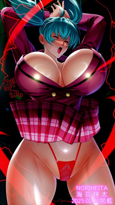 SKEBにて、スカートがめくれ上がる呂布のご依頼を頂きました 