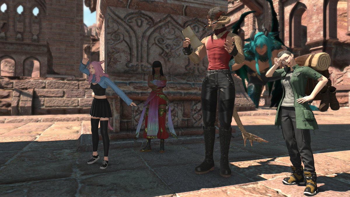 Oh noes!

Some adventurers were hunting for treasure but it would seem something else is hunting them! 

Whatever will they do?!  

>;3