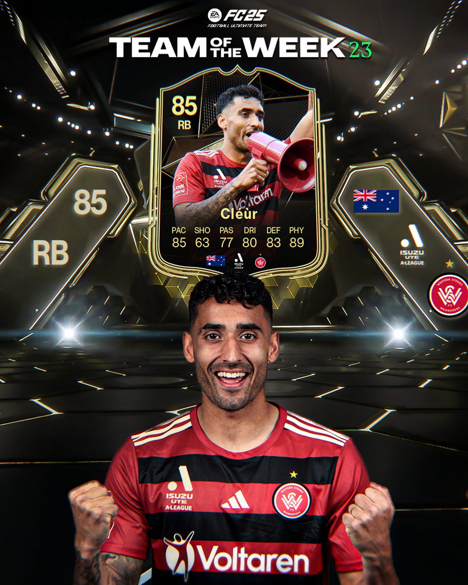 Gab Cleur’s stellar performance and match-winning goal over the weekend has earned him a spot in @easportsfc's #TOTW 23! 🔥

Congrats Gab!