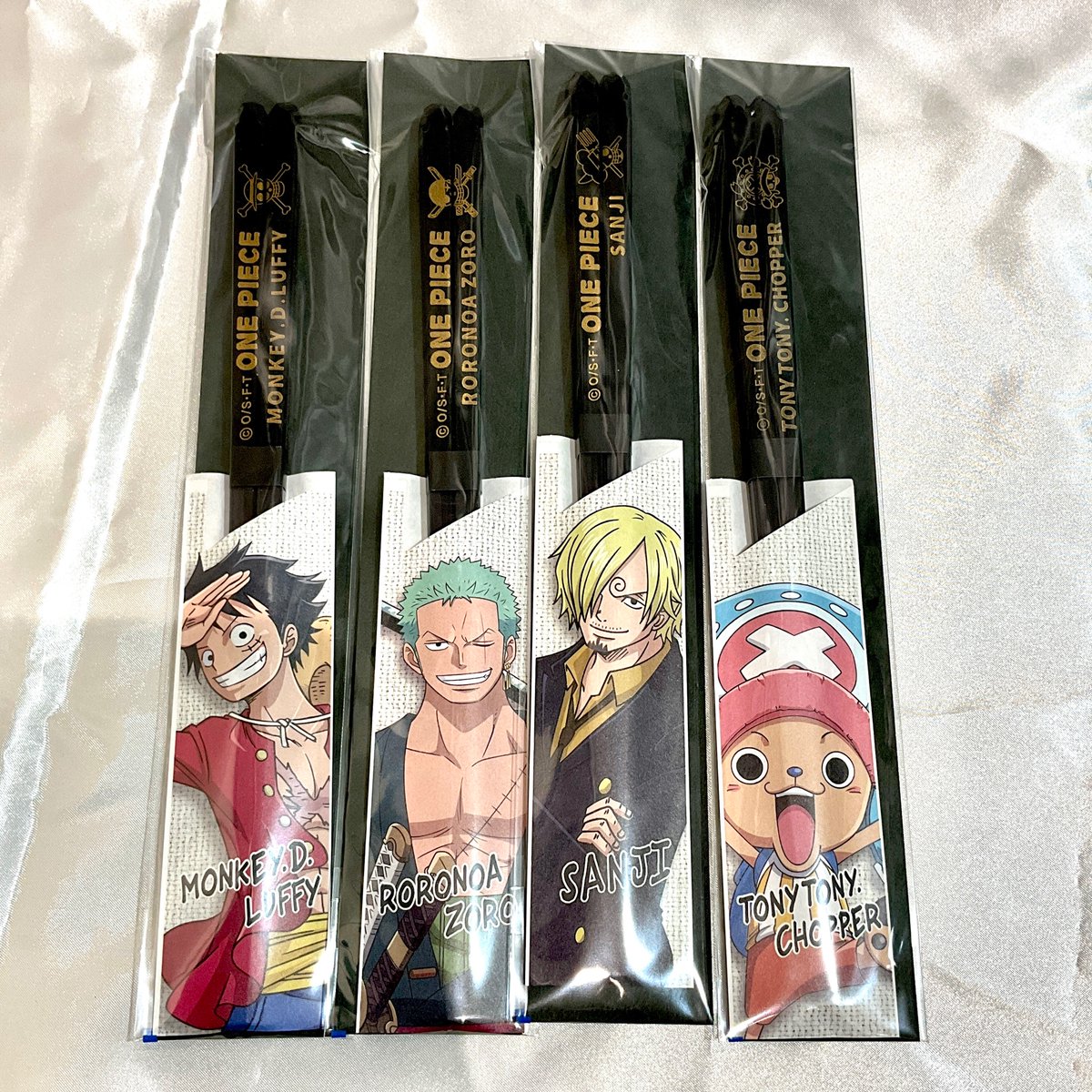 新商品】 ・クリア箸 ルフィ/ゾロ/サンジ/チョッパー 各770円（税込