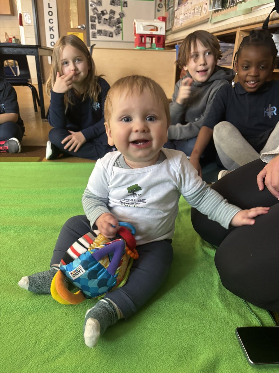Mrs. Bilobrk and Mrs. Hall's Kindergarten Class (@kindiebilohall) on Twitter photo Baby Cole today put a smile on the kindergartens students at Holy Rosary. Thanks for being our tiny teacher.
<a href="/RootsofEmpathy/">Roots of Empathy</a>
<a href="/HolyRosaryM/">Holy Rosary, Milton</a>
<a href="/HCDSB_k/">Kindergarten at HCDSB</a> Baby Cole today put a smile on the kindergartens students at Holy Rosary. Thanks for being our tiny teacher.
<a href="/RootsofEmpathy/">Roots of Empathy</a>
<a href="/HolyRosaryM/">Holy Rosary, Milton</a>
<a href="/HCDSB_k/">Kindergarten at HCDSB</a>