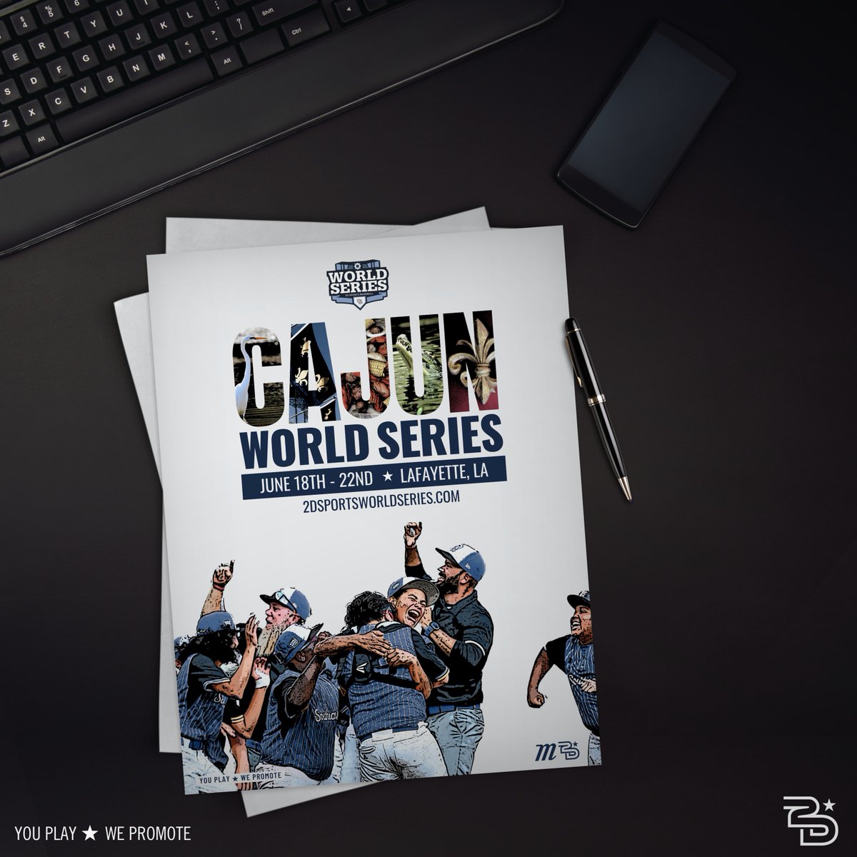 2Dsportsybsb's tweet photo. Over 100 teams locked in!
π The Cajun World Series is coming to Lafayette, June 18-22!
π Who's Coming: https://t.co/84WB9x1h0X
#2D #YouPlay #WePromote #YouthBaseball #2DSports #WorldSeriesWednesday https://t.co/53DGInfTN9