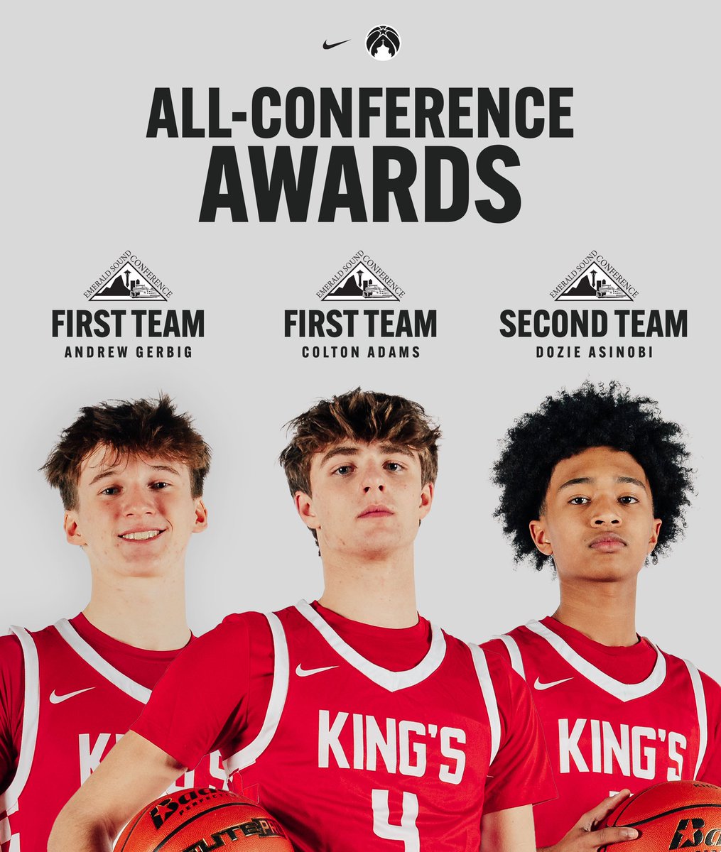 King's Knights Boys Basketball (@kingshshoops) on Twitter photo Congratulations to Andrew Gerbig, Colton Adams, and Dozie Asinobi for being named to the ESCโs All-Conference teams!
.
.
.
<a href="/GoKingsKnights/">King's Knights Athletics</a> Congratulations to Andrew Gerbig, Colton Adams, and Dozie Asinobi for being named to the ESCโs All-Conference teams!
.
.
.
<a href="/GoKingsKnights/">King's Knights Athletics</a>