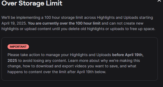 coxymelody's tweet photo. "This affects 0.5% of streamers" My brother in christ @Twitch its affecting ME and im a fucking NOBODY.

Maybe you should have warned us of this stupid shit MONTHS AGO. 

Time to utilize Youtube. Congrats on motivating us to use competitors! https://t.co/IX0LaQKpnZ