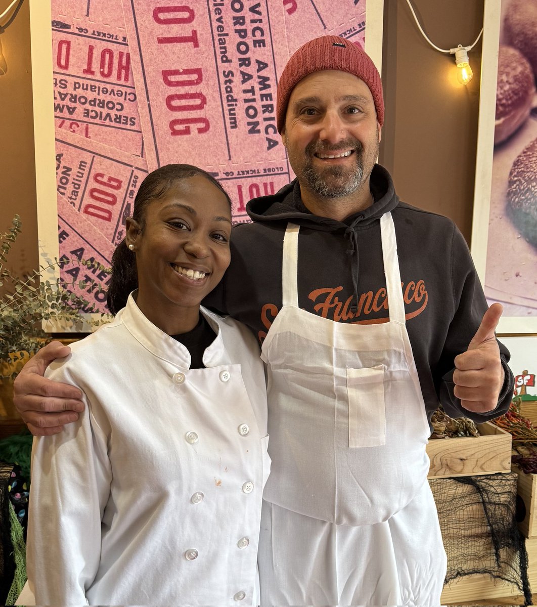 TheWayOutSF's tweet image. Our homeless initiative is more than just getting people clean and sober. It's workforce development. Thank you, @deliboard and @bettersoma, for interning one of our culinary students today! This is the way out and up! @SteveAdami