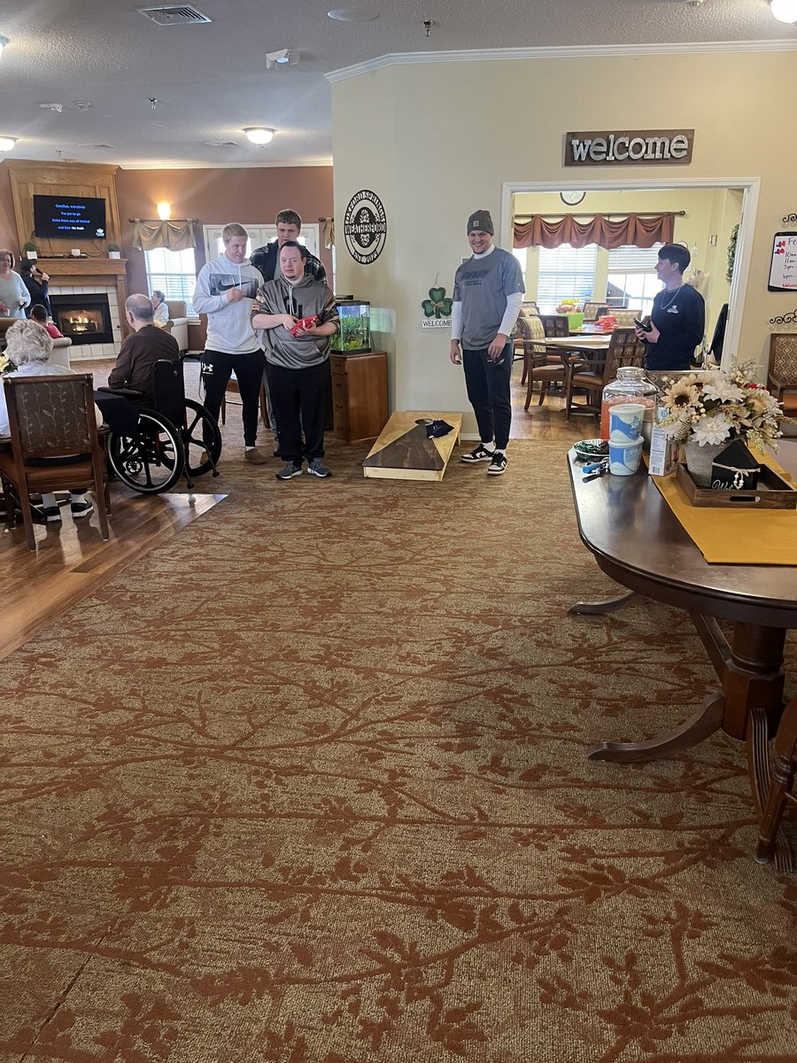Make a Positive Impact!

This morning members of our team spent their snow day at the Sterling House of Weatherford to play corn hole and sing karaoke! 

#EAT