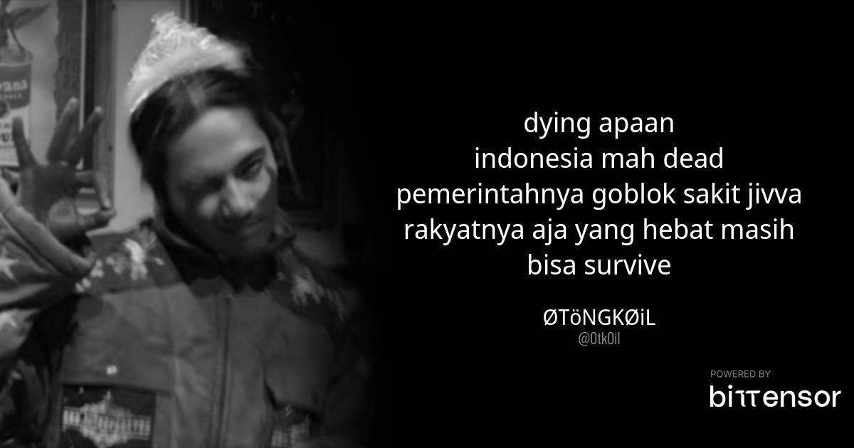 dahbhujug's tweet photo. @ernestprakasa mang @0tk0il the visioner https://t.co/Aegn95kI3z