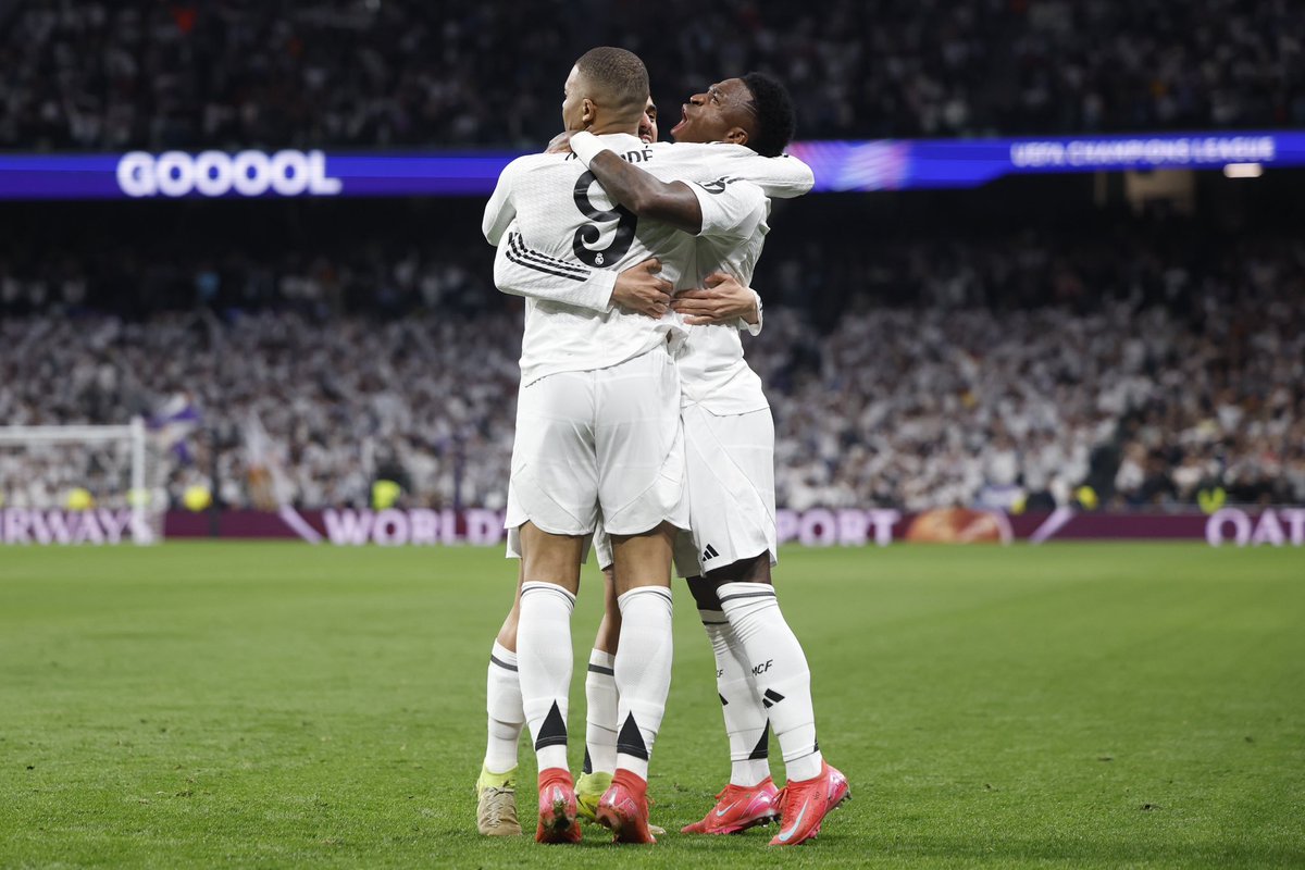 KMbappe's tweet image. Así son las grandes noches de Champions en el Bernabéu ??!!! 🤯🤯🤯