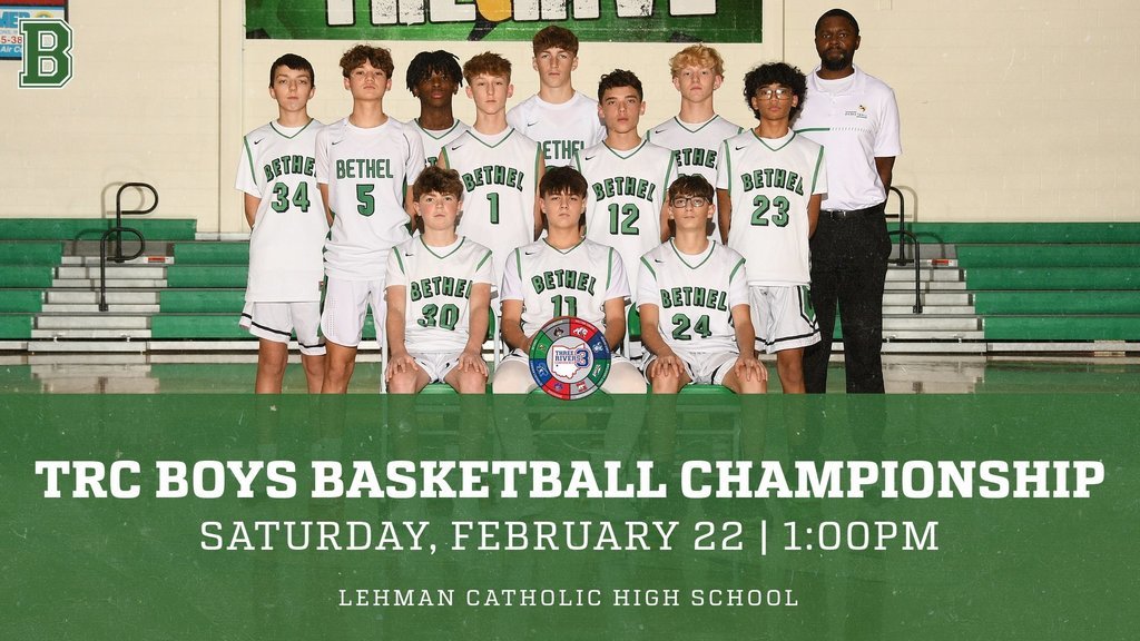 The Freshman Boys Basketball team defeated Miami East in the Conference Semi-Finals on Wednesday evening in The Hive! 

They will now play on Saturday, February 22 at Lehman Catholic High School in the TRC Championship v. Northridge at 1:00pm! 

Good luck boys!