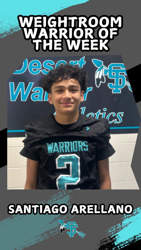 Santa Teresa Desert Warrior Football (@santateresafb) on Twitter photo This weeks weight room warrior is Santiago Arellano. Santiago stays after for all evening sessions and has been getting stronger and faster. We expect big things from him this upcoming season
<a href="/STHSWarriors/">Santa Teresa High School</a> This weeks weight room warrior is Santiago Arellano. Santiago stays after for all evening sessions and has been getting stronger and faster. We expect big things from him this upcoming season
<a href="/STHSWarriors/">Santa Teresa High School</a>