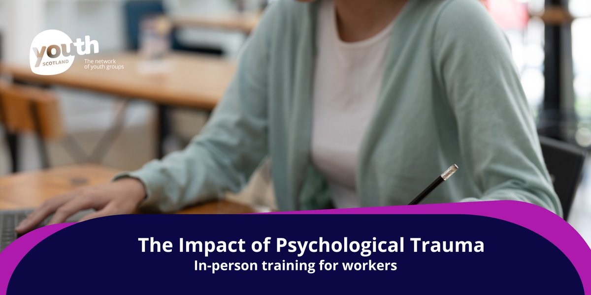 The Impact of Psychological trauma training for workers 

Designed for youth workers who support young people who may have experienced trauma, this half-day in-person training will teach you skills to better support young people. 

Sign up now ➡️bit.ly/4gM5JE3