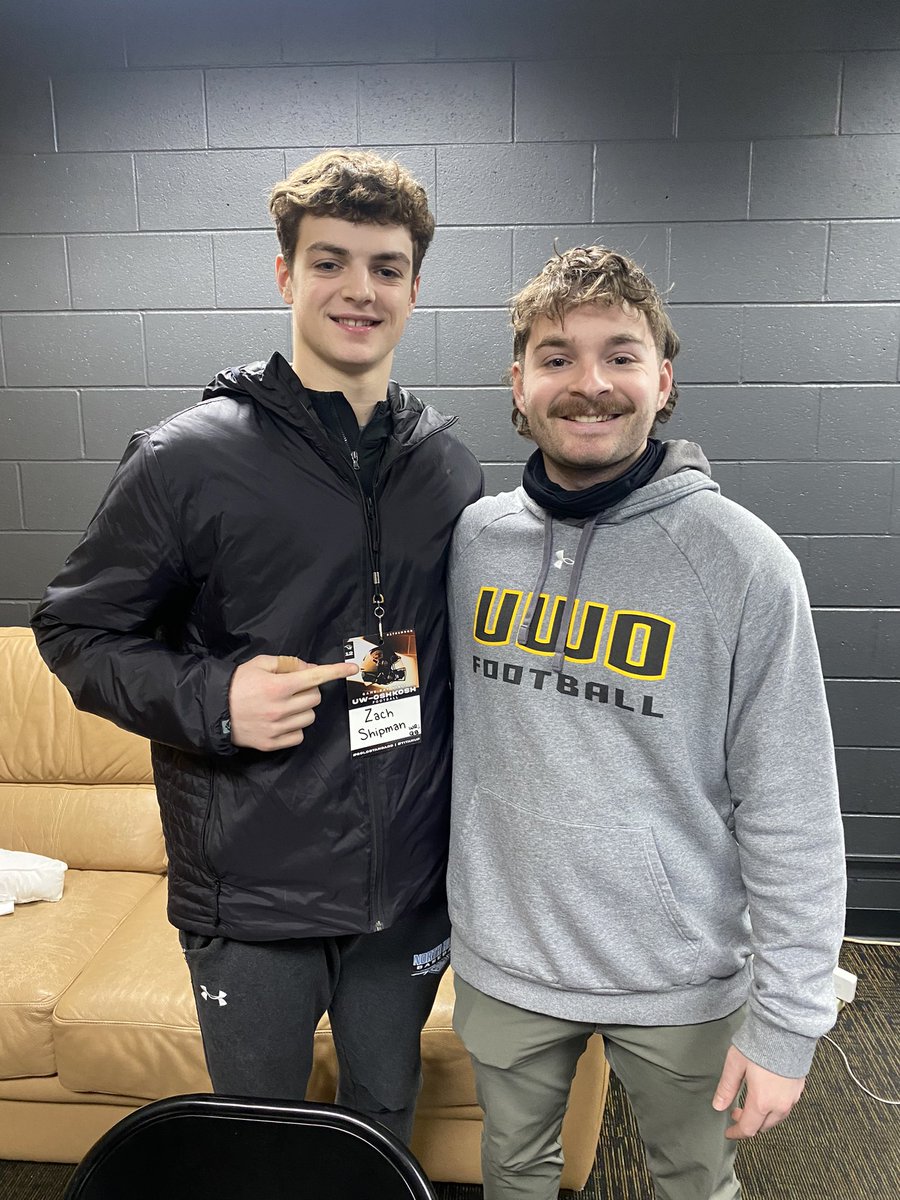Zach Shipman ⭐️ATH⭐️ (2026) (@zach_shipman11) on Twitter photo Thank you <a href="/coachmaerob/">Mason Robinson</a> and <a href="/UWOFootball/">UW-Oshkosh Football</a> for the Junior day today! Had fun touring the campus and meeting the coaches. Excited to get back on campus soon!
<a href="/PeteyBananas/">Peter Jennings</a> <a href="/PrepRedzoneWI/">Prep Redzone Wisconsin</a> <a href="/AllenTrieu/">Allen Trieu</a> <a href="/MJ_NFLDraft/">Mark Johnson</a> <a href="/travisWSN/">Travis Wilson</a> <a href="/ECNfootball/">Eau Claire North Football</a> Thank you <a href="/coachmaerob/">Mason Robinson</a> and <a href="/UWOFootball/">UW-Oshkosh Football</a> for the Junior day today! Had fun touring the campus and meeting the coaches. Excited to get back on campus soon!
<a href="/PeteyBananas/">Peter Jennings</a> <a href="/PrepRedzoneWI/">Prep Redzone Wisconsin</a> <a href="/AllenTrieu/">Allen Trieu</a> <a href="/MJ_NFLDraft/">Mark Johnson</a> <a href="/travisWSN/">Travis Wilson</a> <a href="/ECNfootball/">Eau Claire North Football</a>