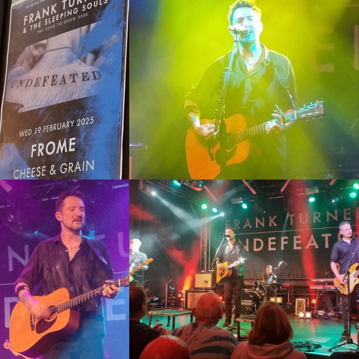 calneeagle's tweet image. Frank Turner.
#2998.
Frome.
Excellent, and my logistics worked out perfectly.
@cheeseandgrain is a great venue.
Two more Frank gigs to attend this week.....
@frankturner 
#sleepingsouls 
#frankturnerarmy