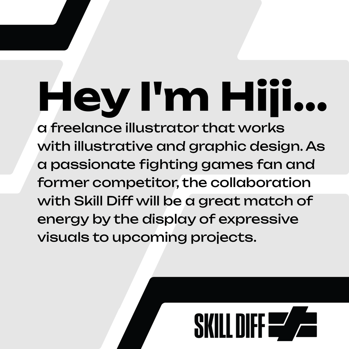 Skill_Diff's tweet photo. Introducing one of our featured artists and skilled collaborators @OmgHiji 

#SkillDiff #FGC #TCG https://t.co/lp6o33KYdn