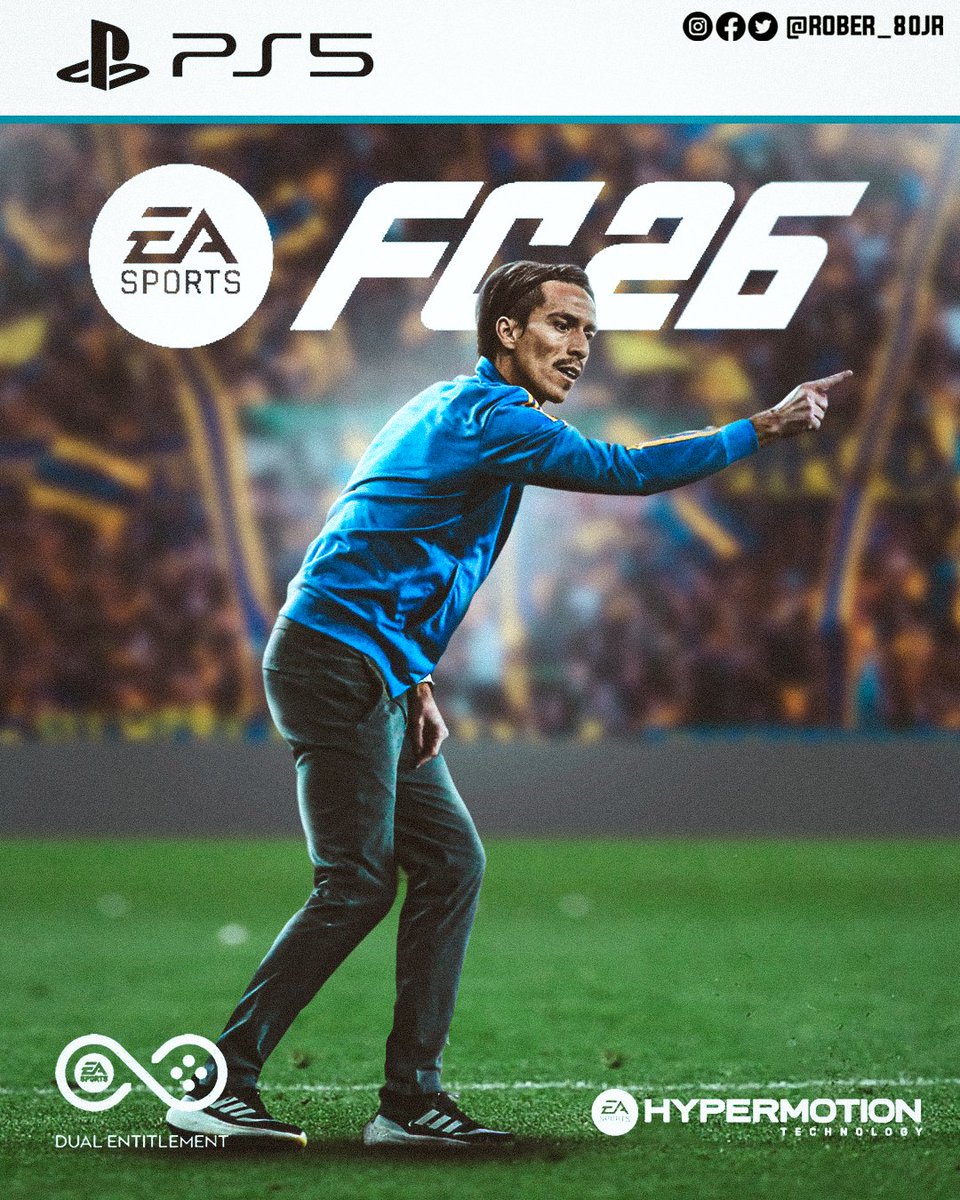 Rober_80jr's tweet photo. Diseño portada FC 26 con @luquitaslobos como DT felino 🐯🔥
#Lucaslobos #Tigres #FC26 https://t.co/UhXg3UPIie