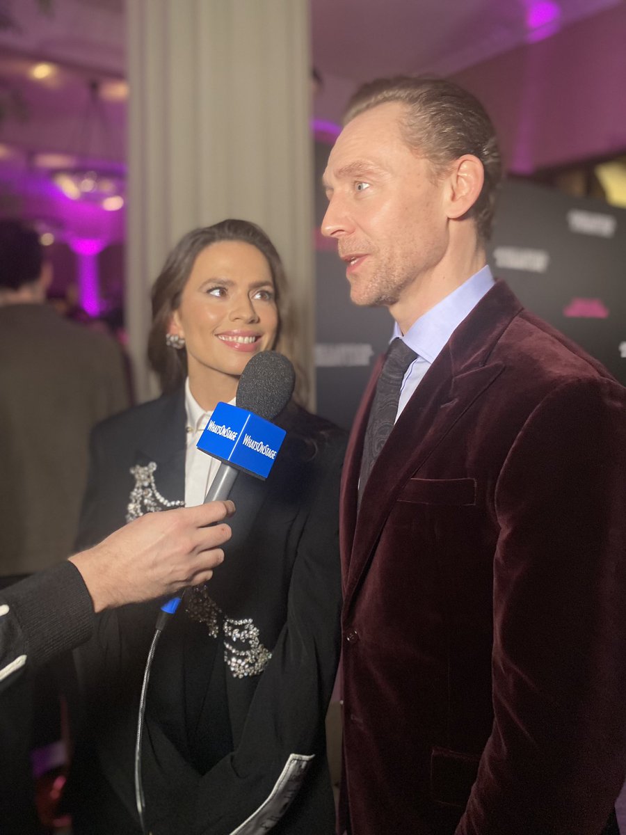 Here they are - it's Tom Hiddleston and Hayley Atwell!