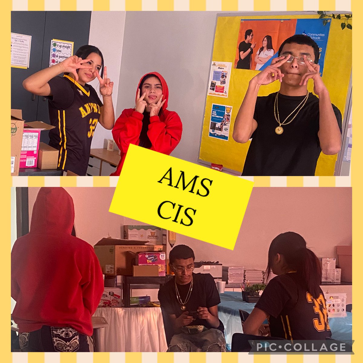 Joanna Puentes (@joannapuen16736) on Twitter photo CIS is all about creating relationships with students, teaching them skills and helping them become successful! We are all in for the kids! I am so proud of these three! 👏 You guys make my day everyday! 🖤💛🖤🐾 <a href="/HAntwine_MS/">Patricia Pedroza</a> <a href="/CISElPaso/">Communities In Schools of El Paso</a> CIS is all about creating relationships with students, teaching them skills and helping them become successful! We are all in for the kids! I am so proud of these three! 👏 You guys make my day everyday! 🖤💛🖤🐾 <a href="/HAntwine_MS/">Patricia Pedroza</a> <a href="/CISElPaso/">Communities In Schools of El Paso</a>