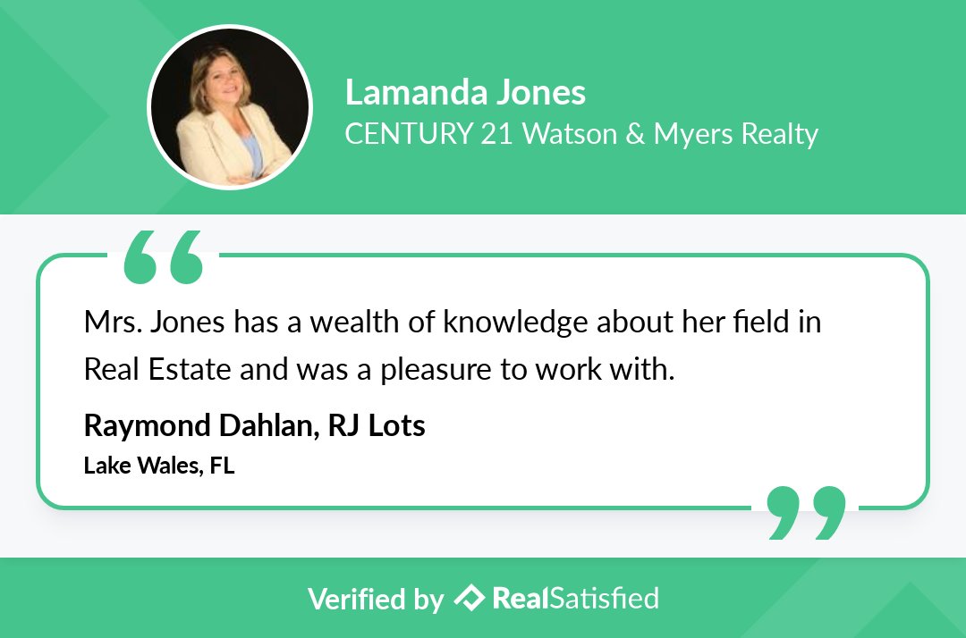 LamandaJones's tweet photo. Testimonials like this make me smile… really wide. https://t.co/qymseaVJqC via @realsatisfied https://t.co/HPxazyS35h