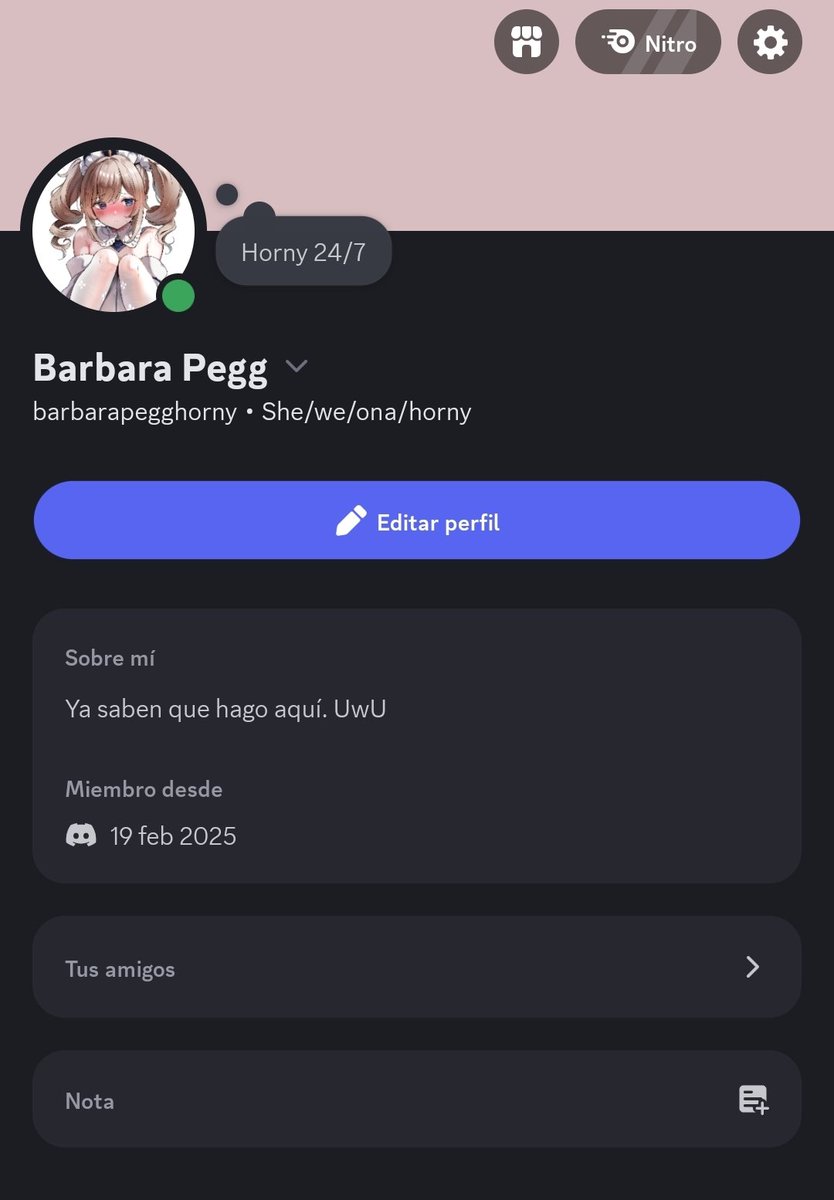 Aquí tienen mi discord ♡
Si tenemos un rol y no te lo puedo responder (por limites de X)
Agregame y seguimos el rol 💕