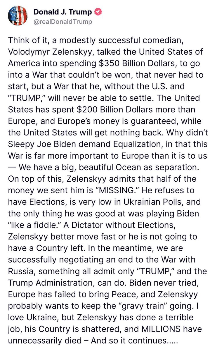 <a href="/LeaderJohnThune/">Leader John Thune</a> <a href="/POTUS/">President Donald J. Trump</a> <a href="/LindseyGrahamSC/">Lindsey Graham</a> Oh ffs HELL NO TO <a href="/LindseyGrahamSC/">Lindsey Graham</a> $48 Billion to Ukraine. We didn’t hand <a href="/POTUS/">President Donald J. Trump</a> a mandate for you senate hacks to keep funding Ukraine. 
NOOOOOOOOOOOOOOOO