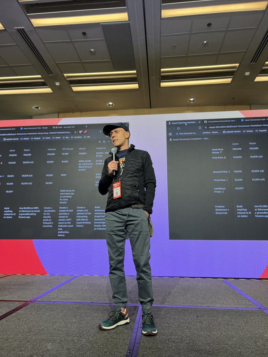 Charu_Sethi's tweet image. Incredible day 1 at @consensus_hk! Joined @CatnipPirate & @the_seraya to speak about @Polkadot & @nftmozaic . 
The energy from the #developers was amazing! 
Big thanks to @kwok_phil  & @dom_kwok and the @easya_app team . Can’t wait get started with Day 2! 🚀
#Blockchain…