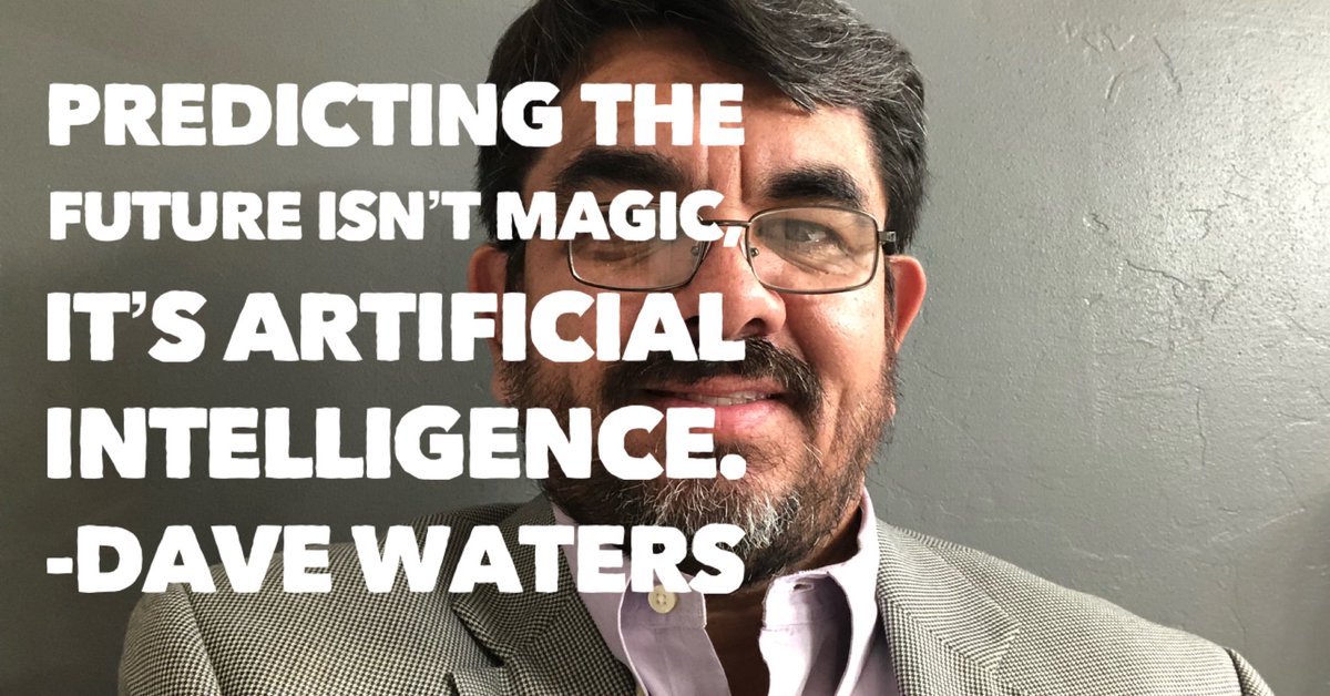 LogisticsStuff's tweet photo. "Predicting the future isn't magic, it's artificial intelligence." ~Dave Waters. Get involved with AI or get left behind. AI won't take your job but someone who knows AI will. #aiquotes #artificialintelligencequotes https://t.co/K0j7lP5tIc