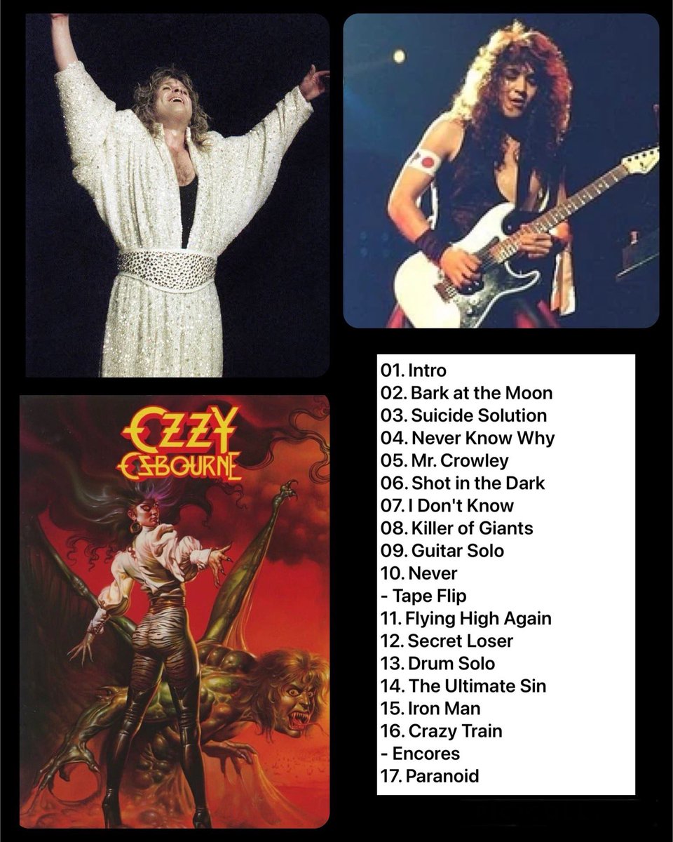 Today’s “This Day In Concert History” takes me back 39 years to London, England….Feb 19, 1986.

<a href="/OzzyOsbourne/">Ozzy Osbourne</a> just released “The Ultimate Sin” &amp; was playing the Hammersmith Odeon. His band was Jake E Lee, @philsoussan Randy Castillo &amp; Mike Moran.

Did you see Ozzy on this tour?