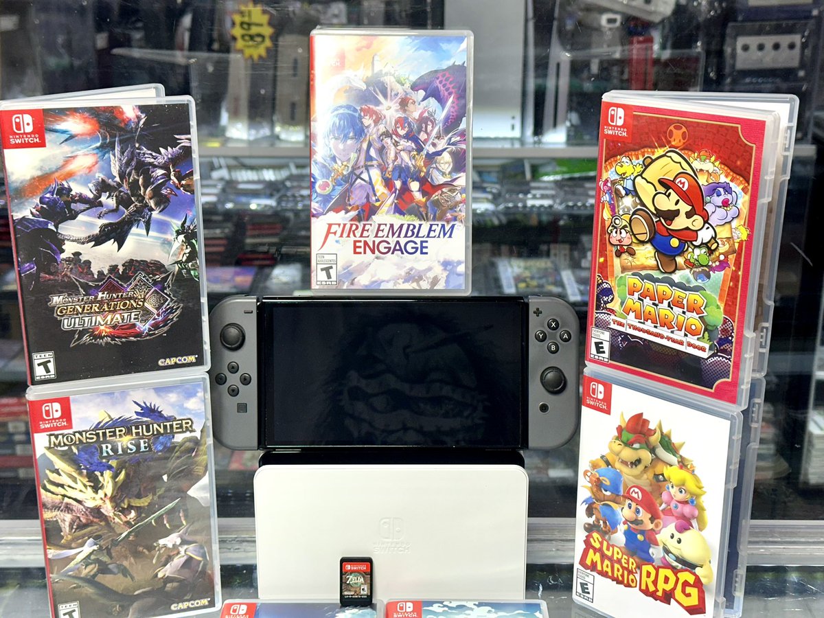 gameplayla's tweet photo. Nintendo Switch OLEDS are back in stock!! Come on in!! 

Buy, Sell, Trade all your video games here! 
🎮
📍10937 Venice Blvd, Los Angeles CA 90034
🎮
Hours: 11am-7pm 
🎮
Phone#: (310)-842-7776 
#gameplayla #retrostore #losangeles #retro #nintendoswitch #nintendo #mariorpg https://t.co/1chYUVOD4M