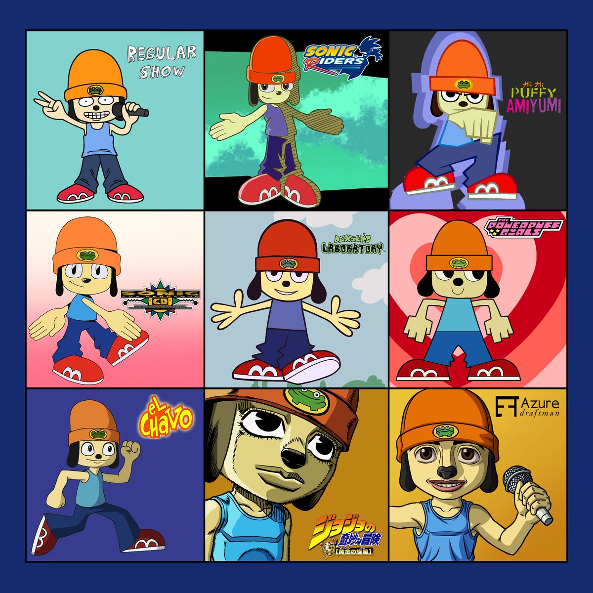 Parappa Artstyle Challenge Finished To all the support, Grazzie