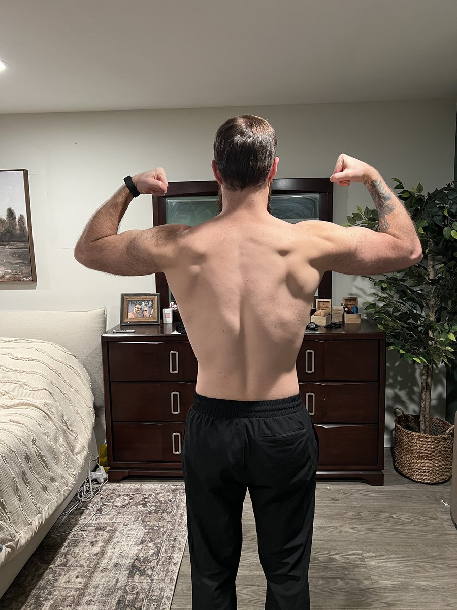 You got injured in November of 23, and quit the gym for almost a year. But you got back to it. You’d be proud.