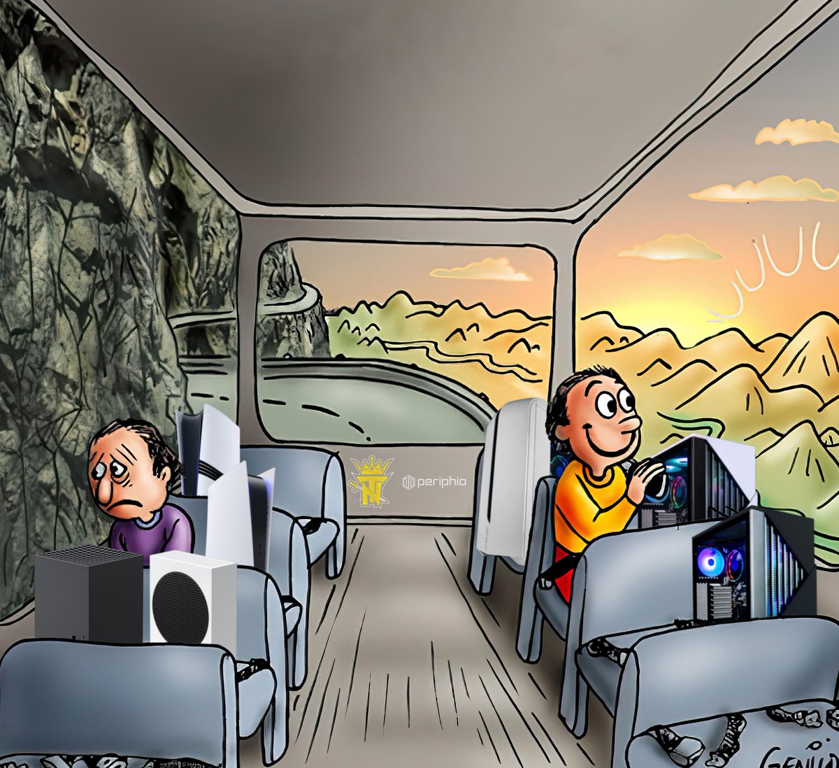 P7Notorious's tweet image. 🌟 It's brighter on the other side! 🌟

Make the switch from console to PC with Periphio Computers🔥

Unlock endless possibilities with similar prices, but with better performance and a ton more games. 🚀

#BeNotorious #Performance #PCUpgrade #GamingPC