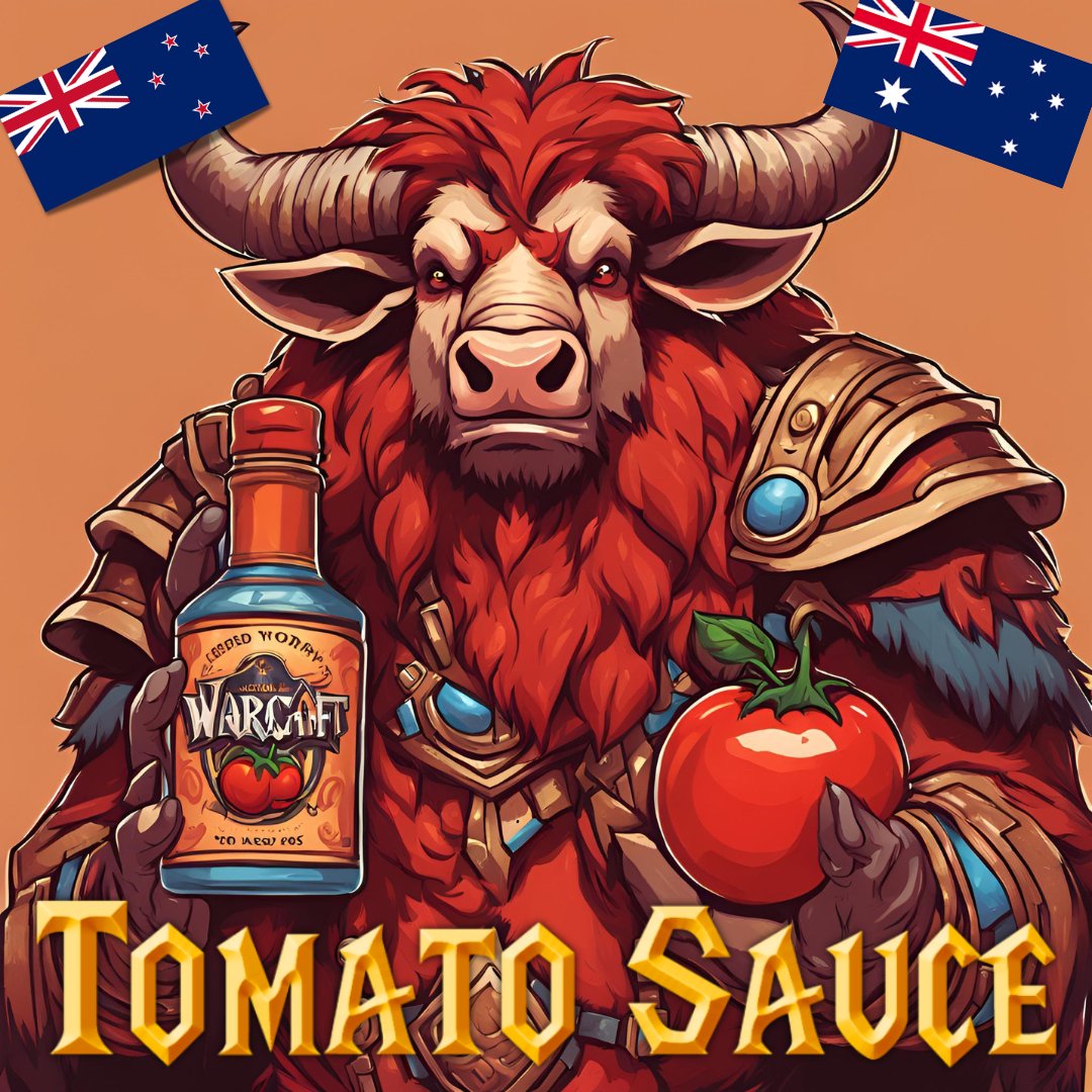 TOMATO SAUCE ON TOP BABY!
I can now understand people devoting their lives to WoW 🤣