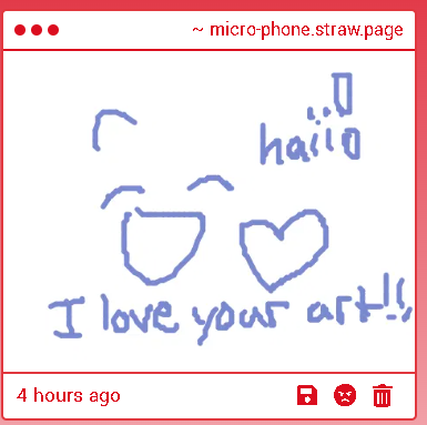 thatmicrophone's tweet photo. WOAAA!! THANK YOU FRIEND <3 <3 <3 // https://t.co/QUfiIncSjl