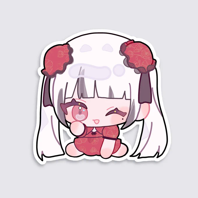  デフォルメ お茶爆用SDイラストを作成させていただきました!ご依頼ありがとうございました✦ #有償依頼 