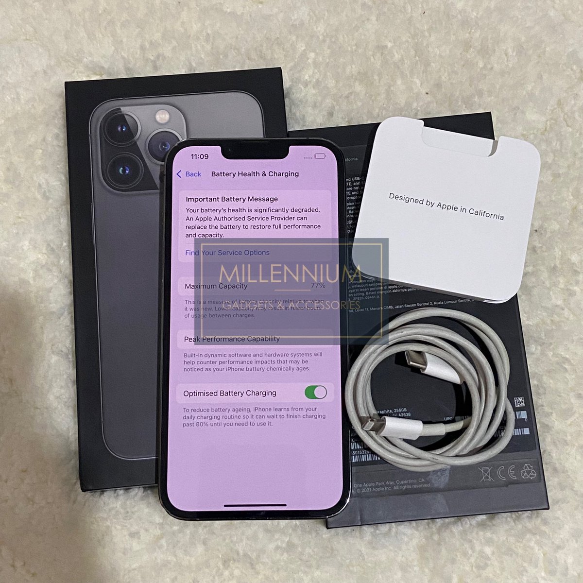 milleniumgadget's tweet photo. Iphone 13 Pro 256GB ZP (Grey)

- Allpart Original 
- Condition 9/10 
- All Function 
- Face id &amp; Truetone Function 
- Fullset Box Original
- RM 2400‼️

Area Shah Alam / KL
#millenniumgadgets #millennium #iphone13pro https://t.co/7300oztmwP
