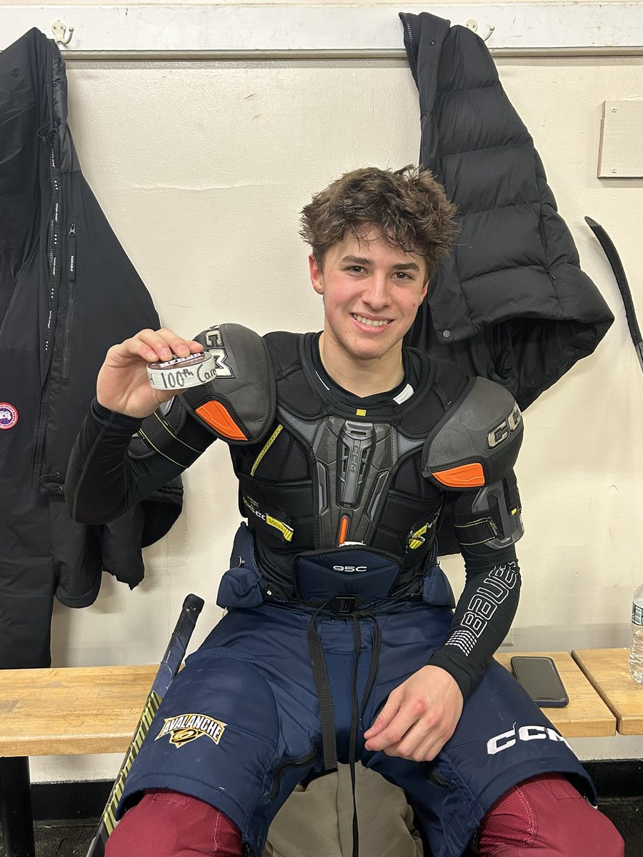 📢Milestone Alert:📢

Congratulations to Junior Jack Mazzella on notching his 100th career point as a Titan last night vs Byram Hills. He finished the game with 2 goals. Well deserved!! 🏒🏒

<a href="/htown_huskies/">Harrison Athletics</a> <a href="/LoHudHockey/">lohud hockey</a> <a href="/DGonzalezAAD/">Danny Gonzalez</a> <a href="/trav_is_jackson/">Trav</a> <a href="/lohudsports/">lohud sports</a>