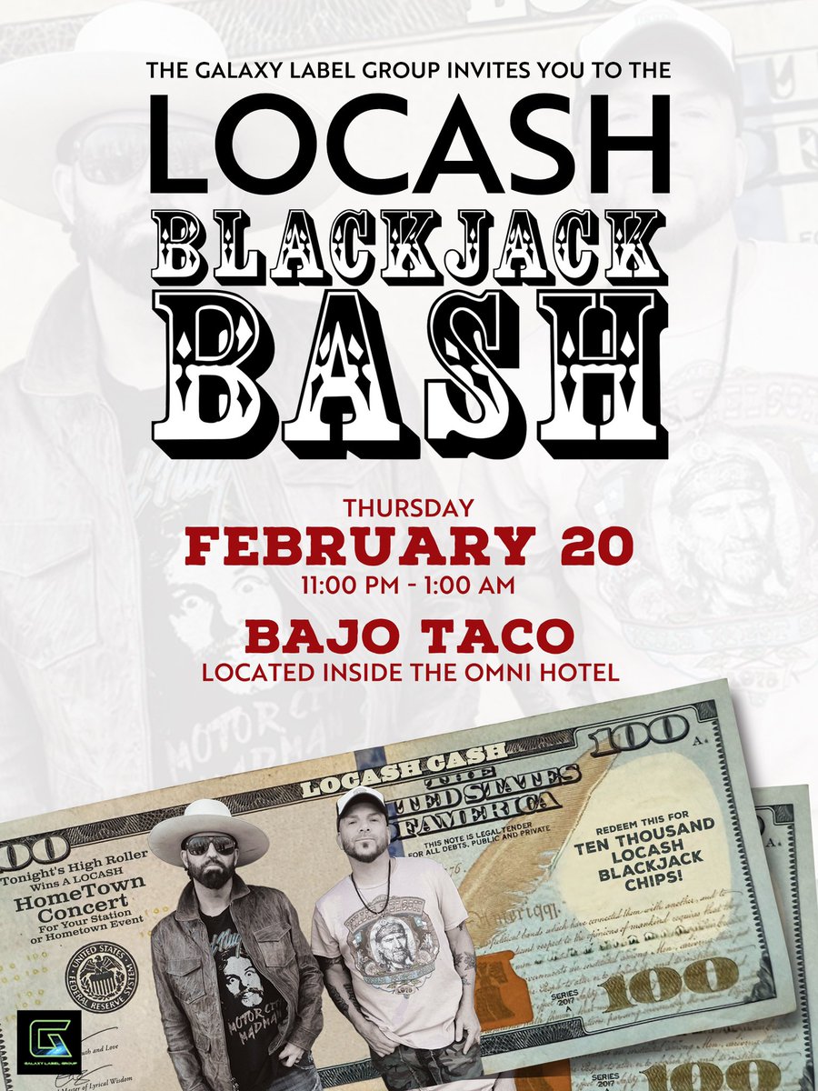 Hey <a href="/CRSOfficial/">CRS</a> attendees! Join us Thursday night 11pm-1am for the last free drink of the night and a chance to win a #HometownHome show with <a href="/LOCASHmusic/">LOCASH</a>!!