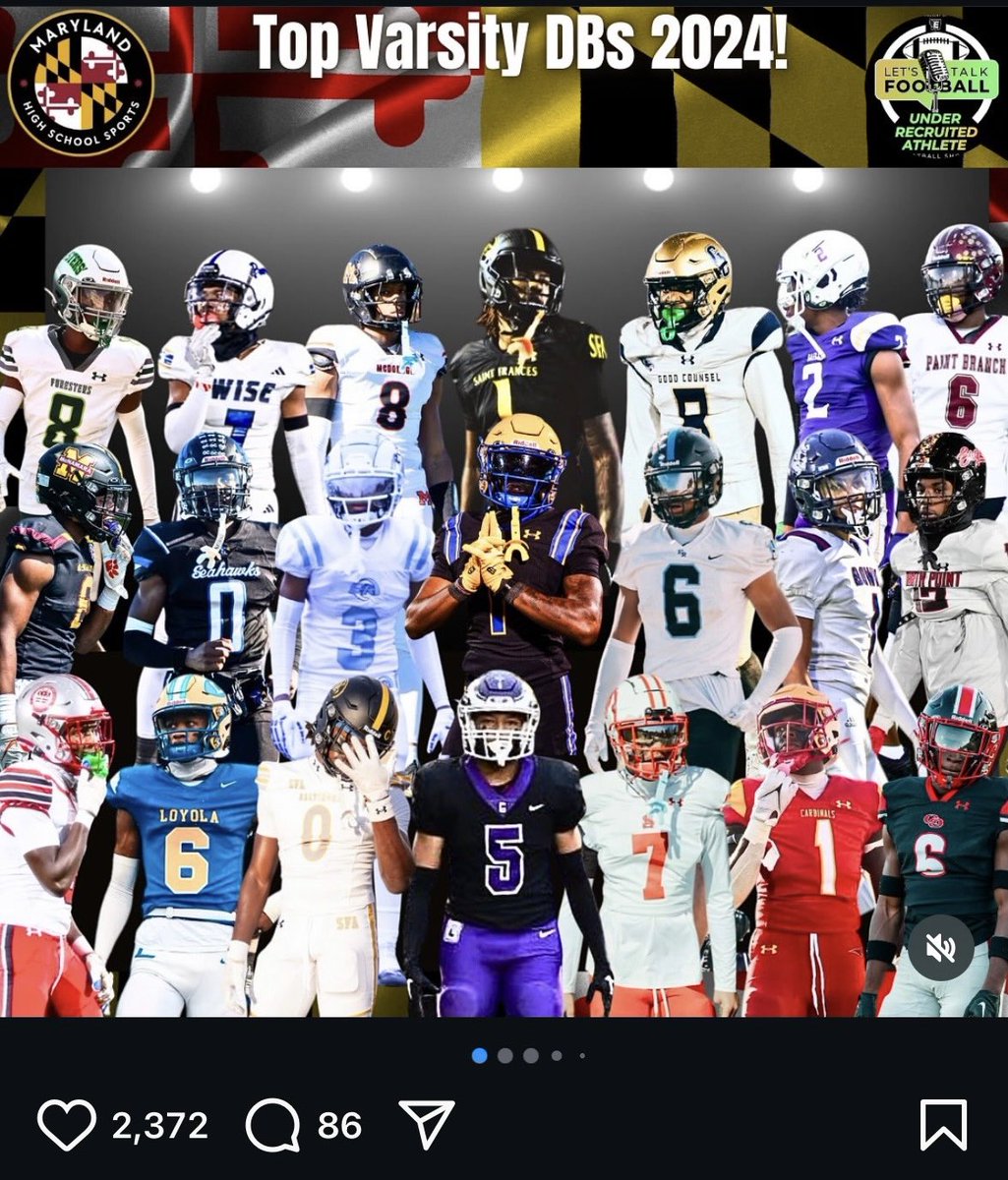 isaiahhall1_'s tweet photo. Blessed to be named one of the top DBs from the 2024 season @MarylandHigh and also to be named to 2025 1st-Team Baltimore Touchdown Club Super 22 team @BTC_1988 #BestHasYetToCome #GodsPlan
@FBConcordiaPrep @CoachBatts @CoachBrownDB @CoachDan_Y @CoachKing_FB @OpenCrossPlant @KyleJAndrews_ @_jennaking