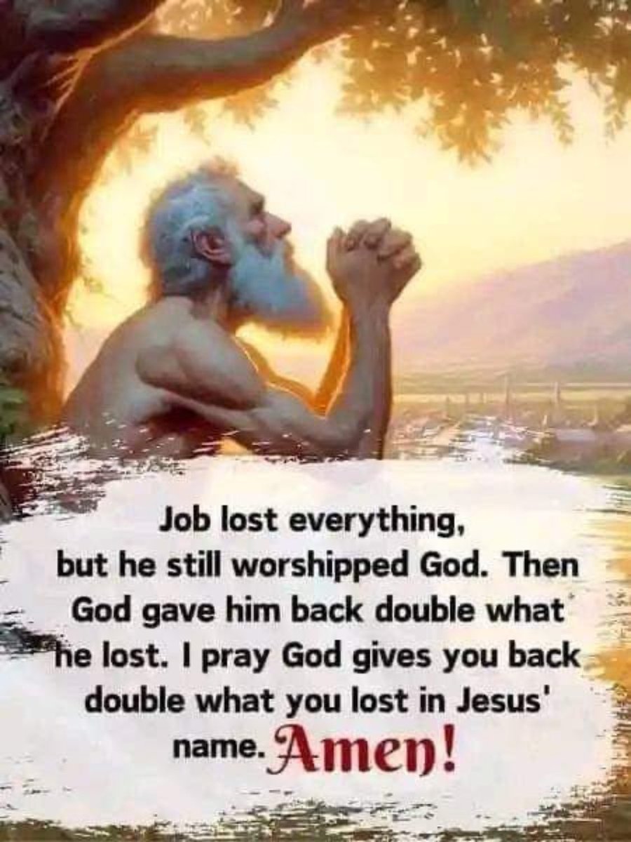 When you lose everything you're not the first to pass through such difficult time, they are Godly men who lost everything so dont lose hope God is preparing something special in your life and your family. Someone to say Amen!!!