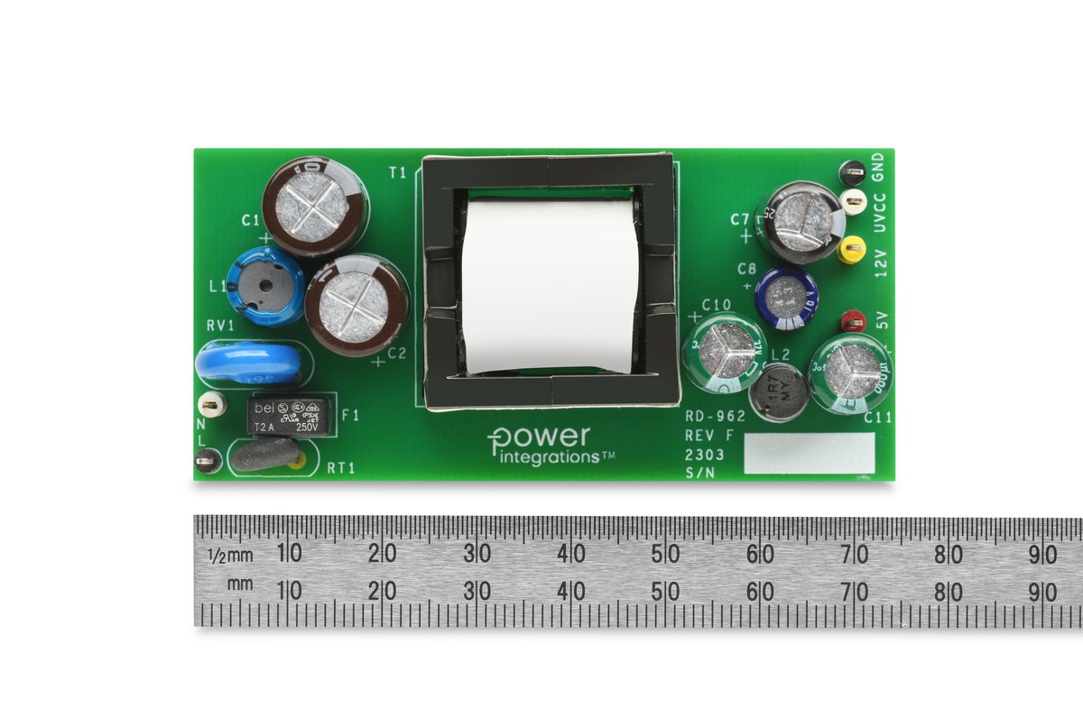PwrInt's tweet image. Design kit RDK-962 uses a LinkSwitch-XT2SR non-isolated flyback switcher IC with integrated synchronous rectification. It&apos;s a 12 W dual-output power supply that consumes less than 5 mW in no-load. Order the kit today. #powerconversion #powerelectronics   okt.to/hzk0TX